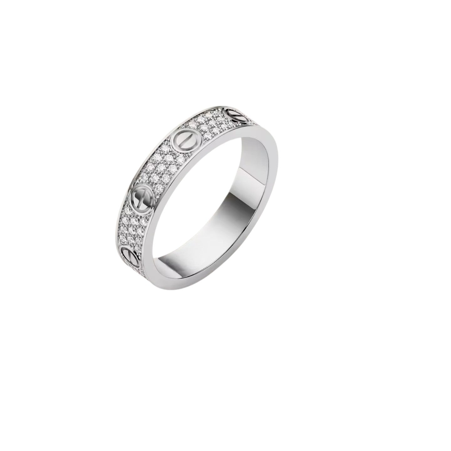 [Peak]LOVE 4MM PAVÉ DIAMOND RING