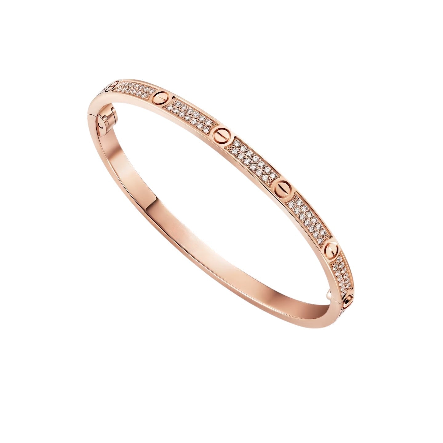 [Peak]CLASSIC 3.65MM LOVE FULL PAVE BANGLE