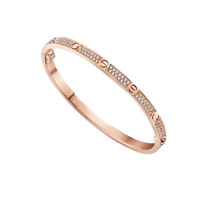 [Peak]CLASSIC 3.65MM LOVE FULL PAVE BANGLE