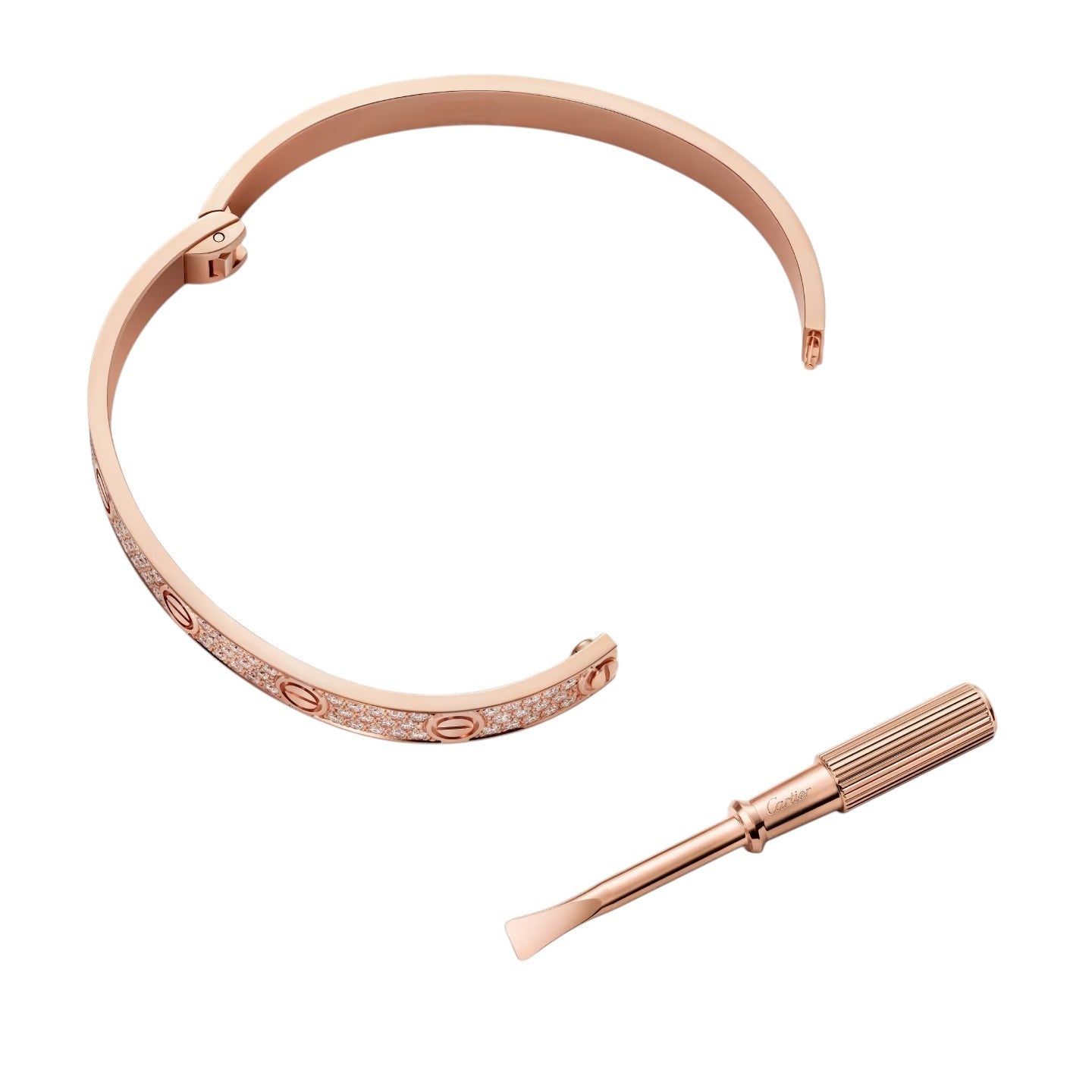 [Peak]CLASSIC 6.1MM LOVE BANGLE - FULL PAVÉ