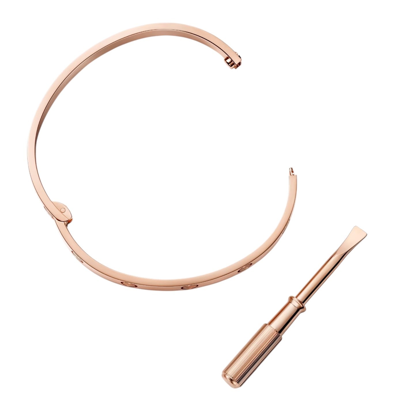 [Peak]CLASSIC 6.1MM LOVE SINGLE-SCREW CLOSURE BANGLE