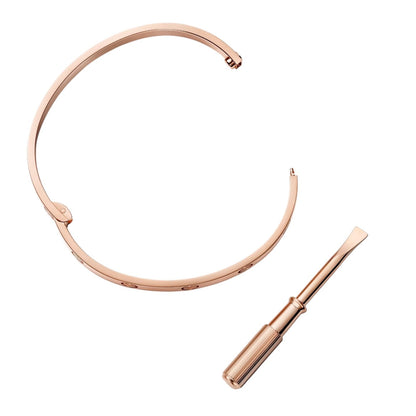 [Peak]CLASSIC 6.1MM LOVE SINGLE-SCREW CLOSURE BANGLE