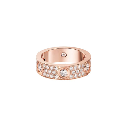 [Peak]LOVE 5.5MM FULL-PAVÉ 6-DIAMOND RING
