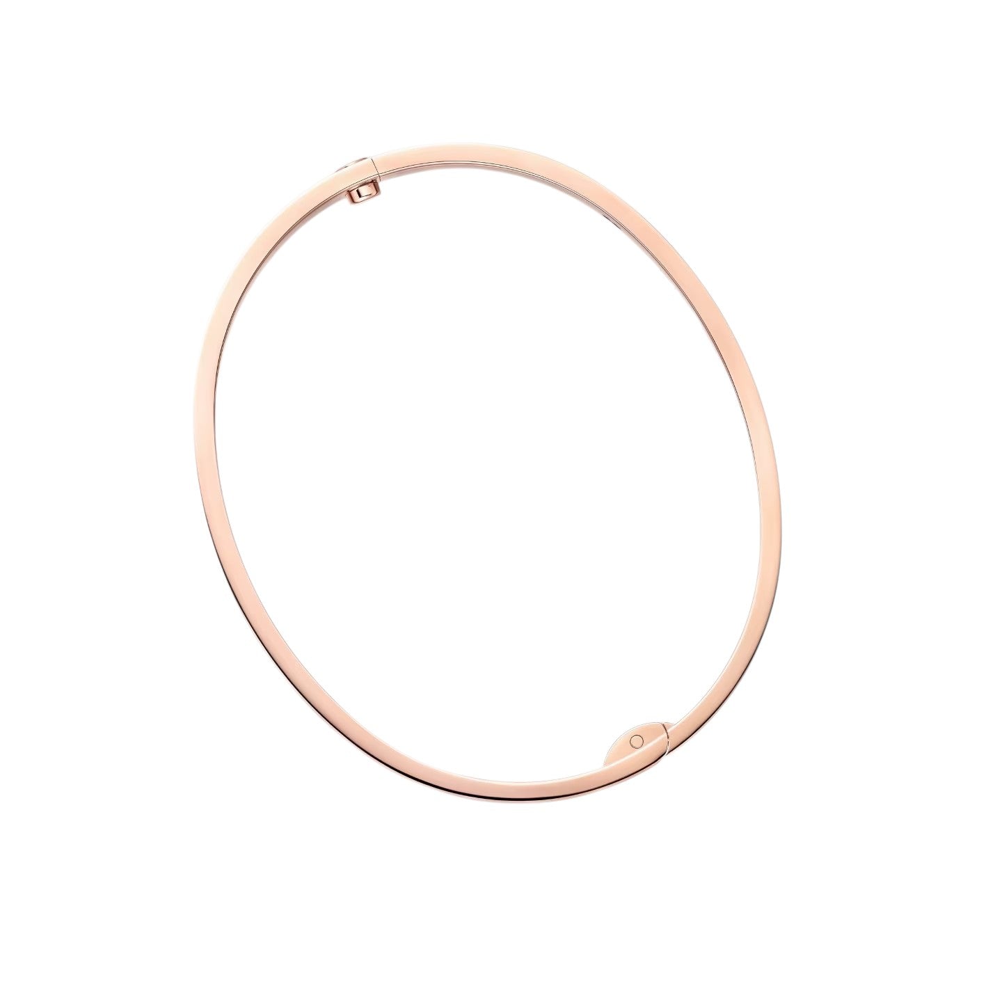 [Peak]CLASSIC 6.1MM LOVE SINGLE-SCREW CLOSURE BANGLE - 4-DIAMOND