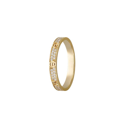 [Peak]LOVE 2.6MM PAVÉ DIAMOND RING