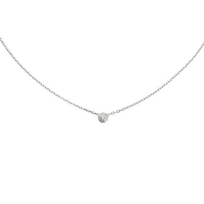 [Peak]LOVE SCREW PENDANT SINGLE DIAMOND NECKLACE