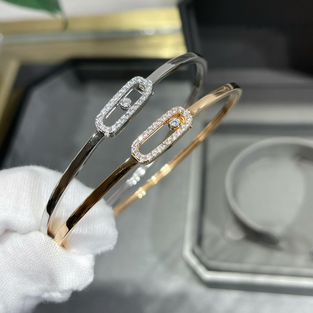 [Peak]MOVE UNO PAVÉ FLEX BANGLE (MEDIUM)