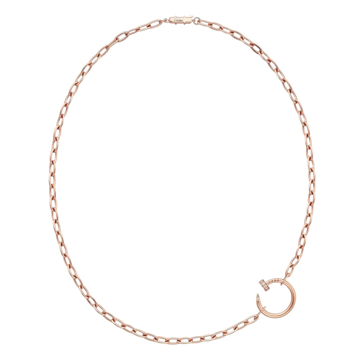 [Peak]CLOU DIAMOND NAIL PENDANT NECKLACE