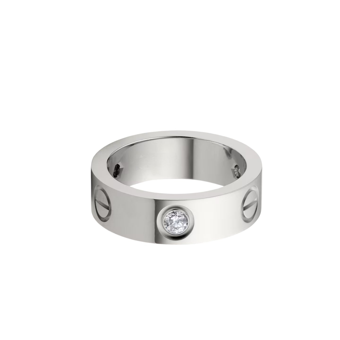 [Peak]LOVE 5.5MM 3 DIAMONDS RING
