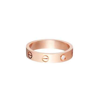 [Peak]LOVE 4MM 1 DIAMOND RING