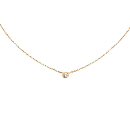 [Peak]LOVE SCREW PENDANT SINGLE DIAMOND NECKLACE