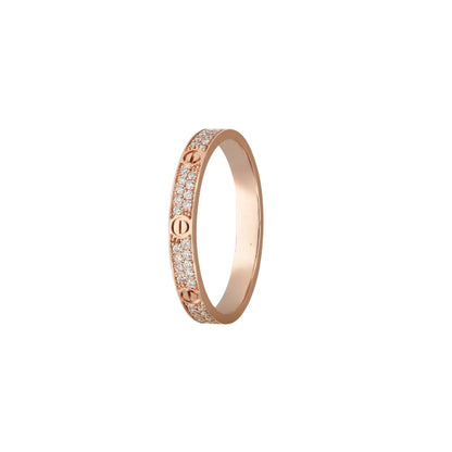 [Peak]LOVE 2.6MM PAVÉ DIAMOND RING