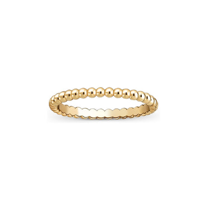 [Peak]SIGNATURE PERLÉE BEADED BAND RING