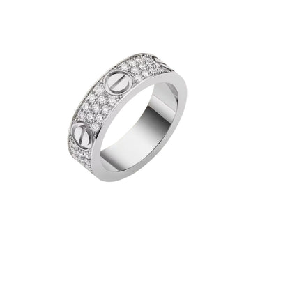 [Peak]LOVE 5.5MM FULL-PAVÉ DIAMOND RING