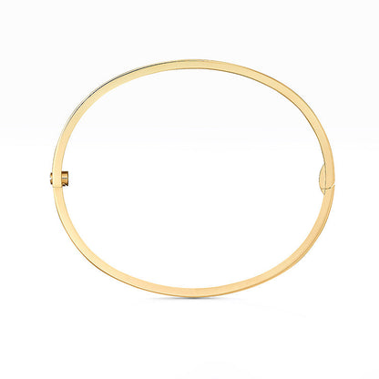[Peak]LOVE 3.65MM SMALL MODEL BANGLE - 10-DIAMOND