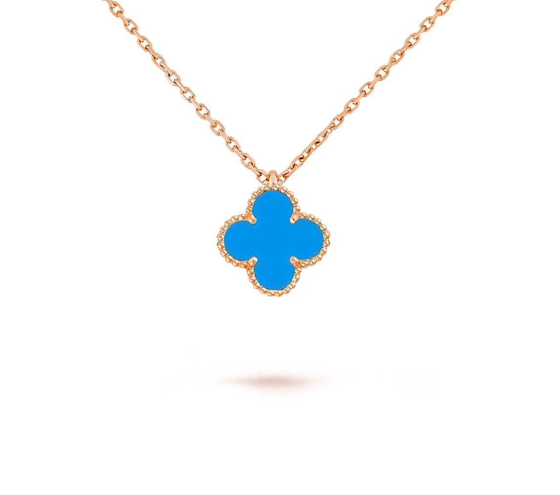 [Peak]9.5MM MINI CLOVER PENDANT NECKLACE COLLECTION