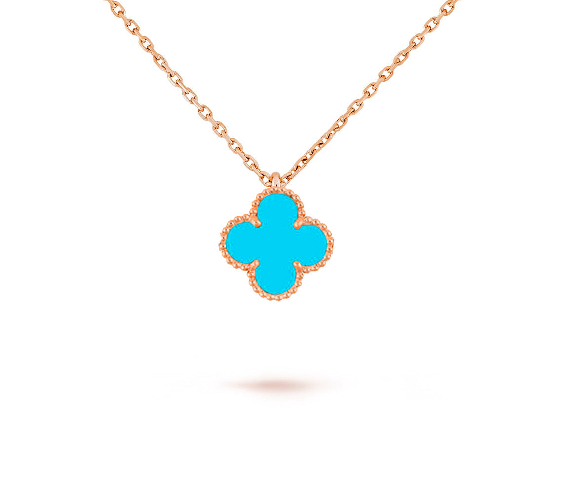 [Peak]9.5MM MINI CLOVER PENDANT NECKLACE COLLECTION