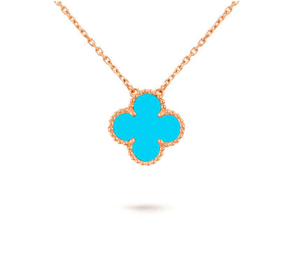 [Peak]15MM CLOVER FLOWER PENDANT NECKLACE COLLECTION