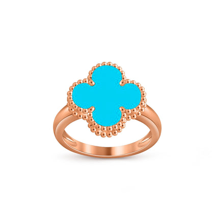 [Peak]LUCKY CLOVER VINTAGE ROSE GOLD RING COLLECTION