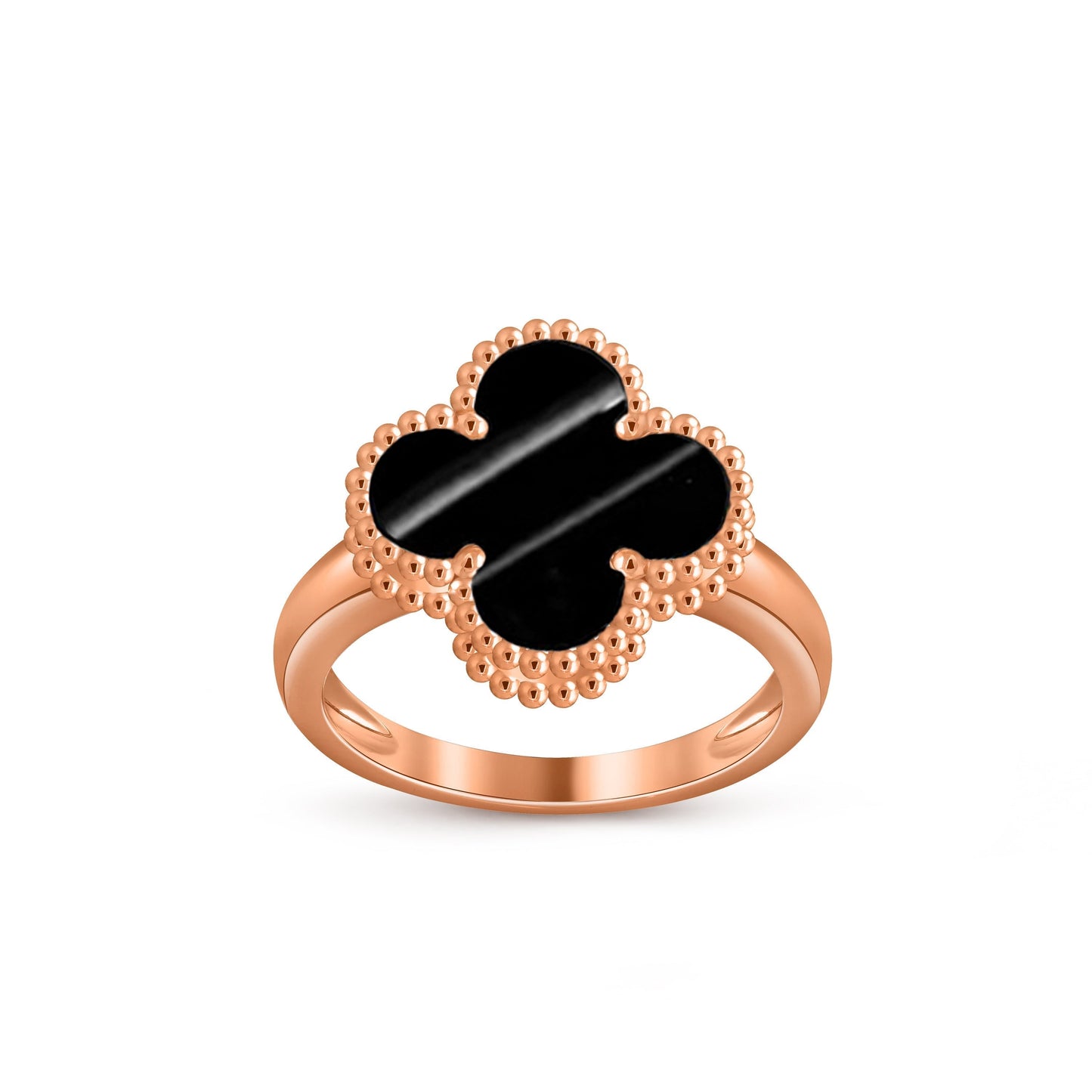 [Peak]LUCKY CLOVER VINTAGE ROSE GOLD RING COLLECTION