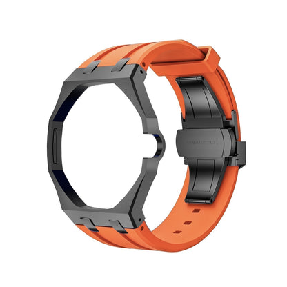 [Peak]OAK POP BLACK STEEL CASE & SILICONE STRAP