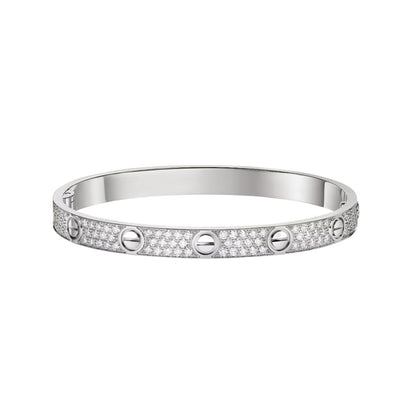 [Peak]CLASSIC 6.1MM LOVE BANGLE - FULL PAVÉ