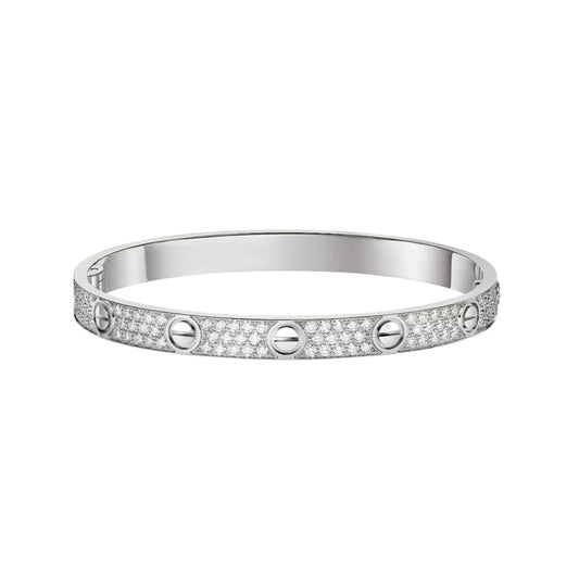 [Peak]CLASSIC 6.1MM LOVE BANGLE - FULL PAVÉ