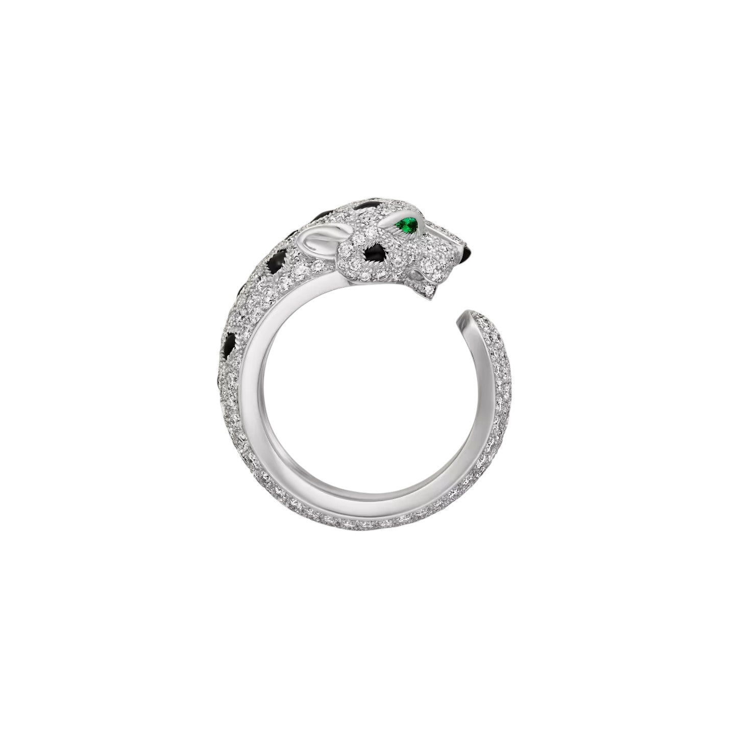 [Peak]PANTHÈRE DE DIAMOND HALF-PAVÉ MEDIUM RING