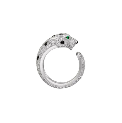 [Peak]PANTHÈRE DE DIAMOND HALF-PAVÉ MEDIUM RING