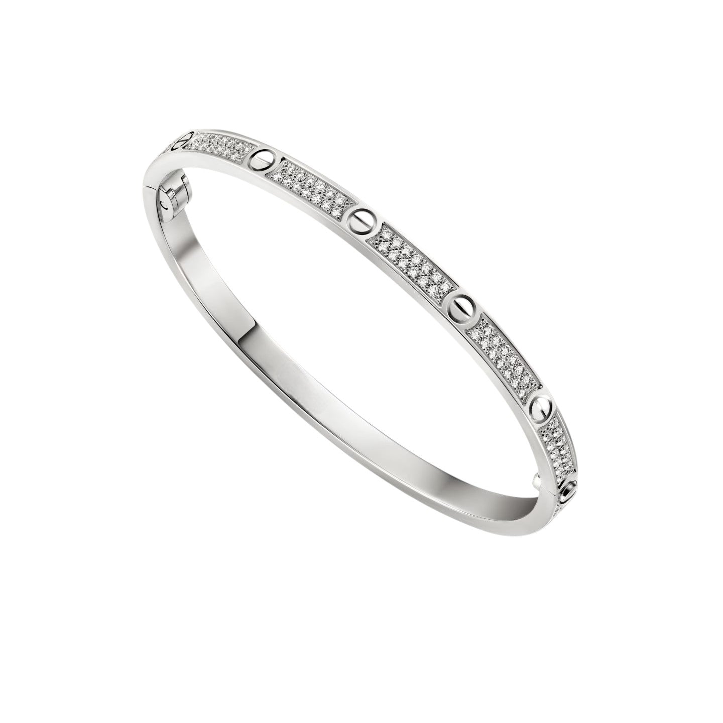 [Peak]CLASSIC 3.65MM LOVE FULL PAVE BANGLE