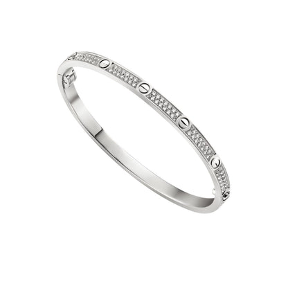 [Peak]CLASSIC 3.65MM LOVE FULL PAVE BANGLE