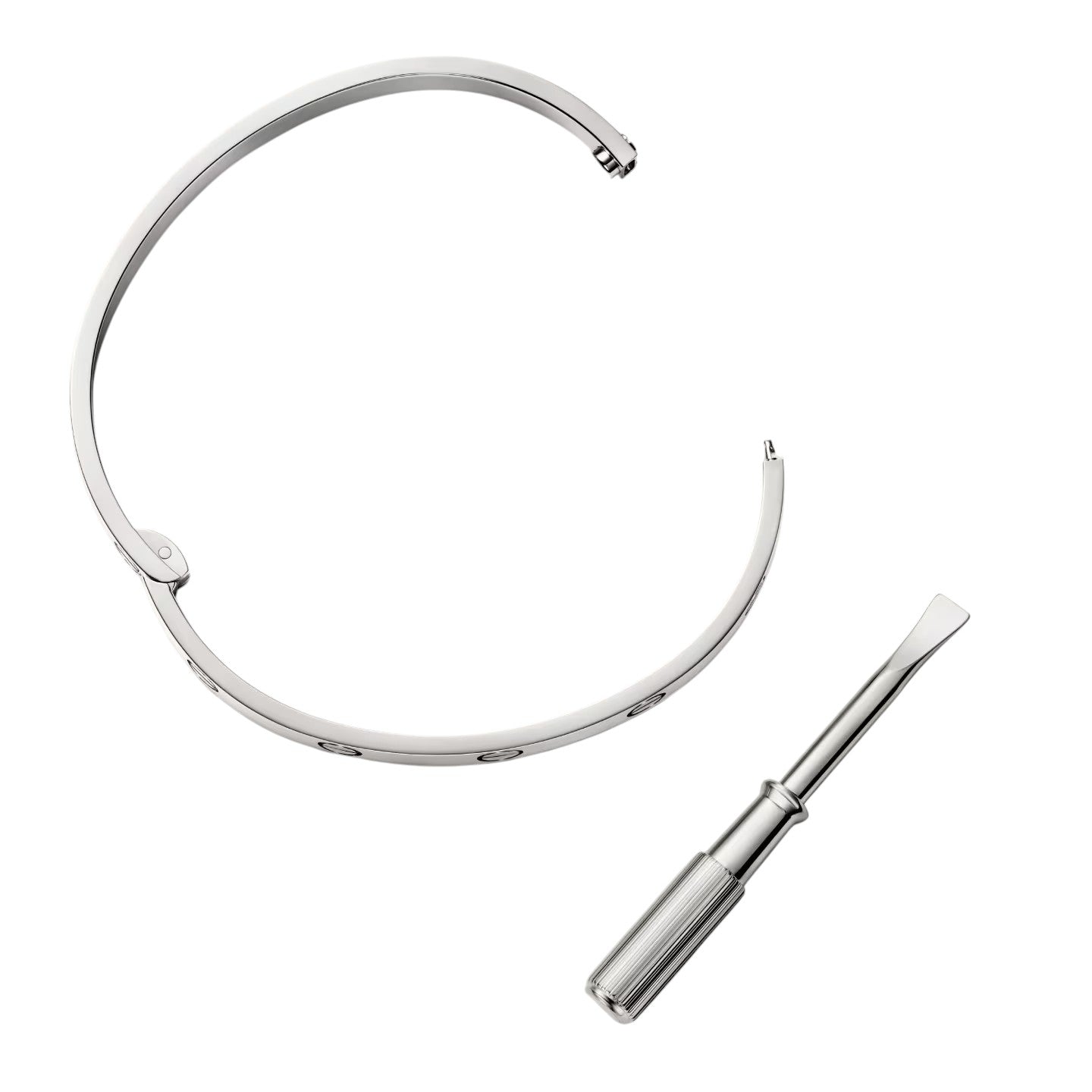 [Peak]CLASSIC 6.1MM LOVE SINGLE-SCREW CLOSURE BANGLE