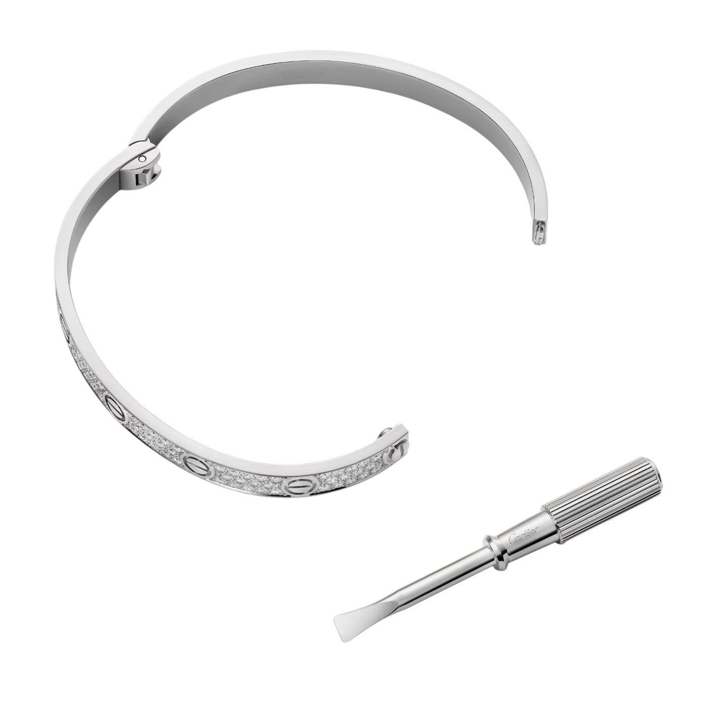 [Peak]CLASSIC 6.1MM LOVE BANGLE - FULL PAVÉ