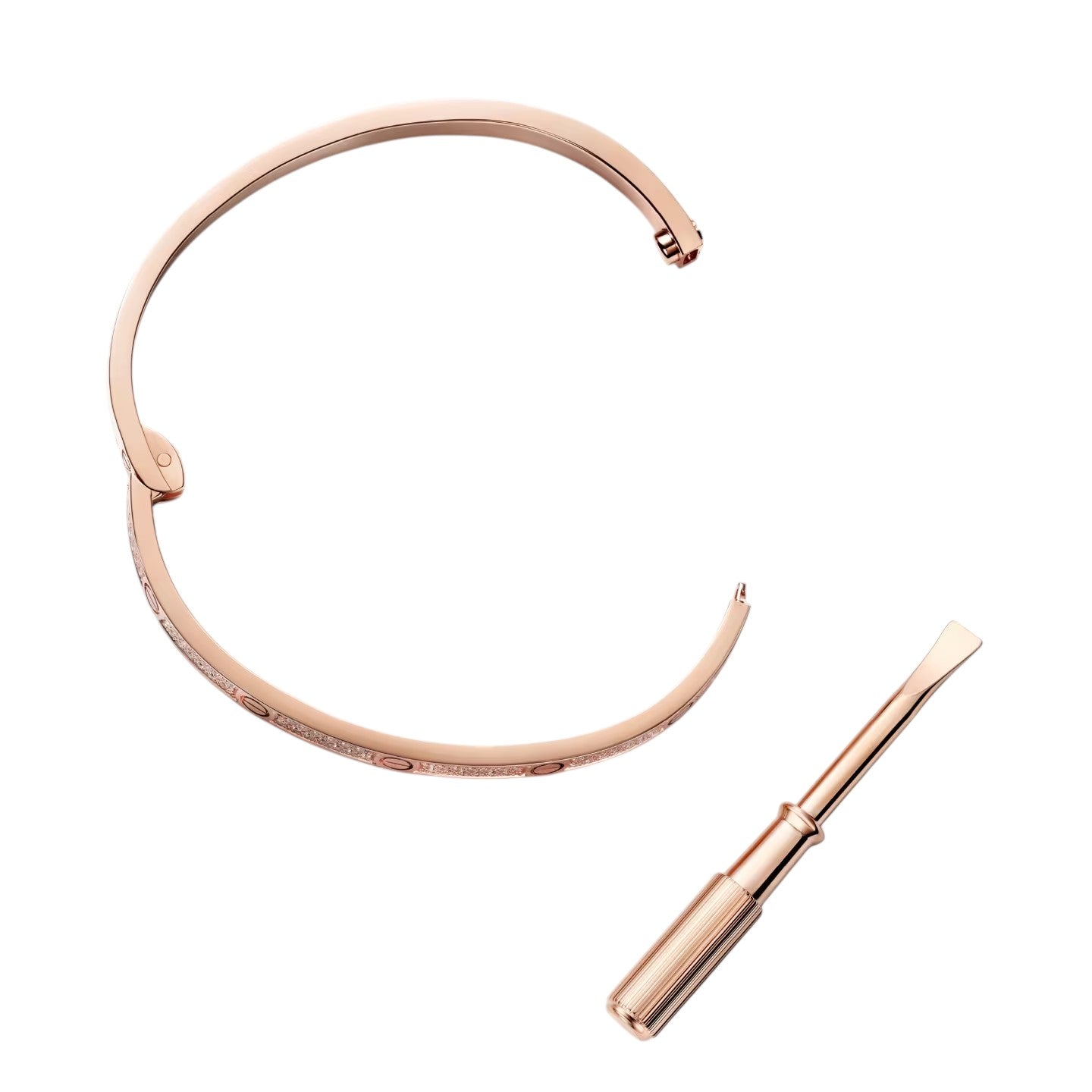 [Peak]CLASSIC 3.65MM LOVE FULL PAVE BANGLE