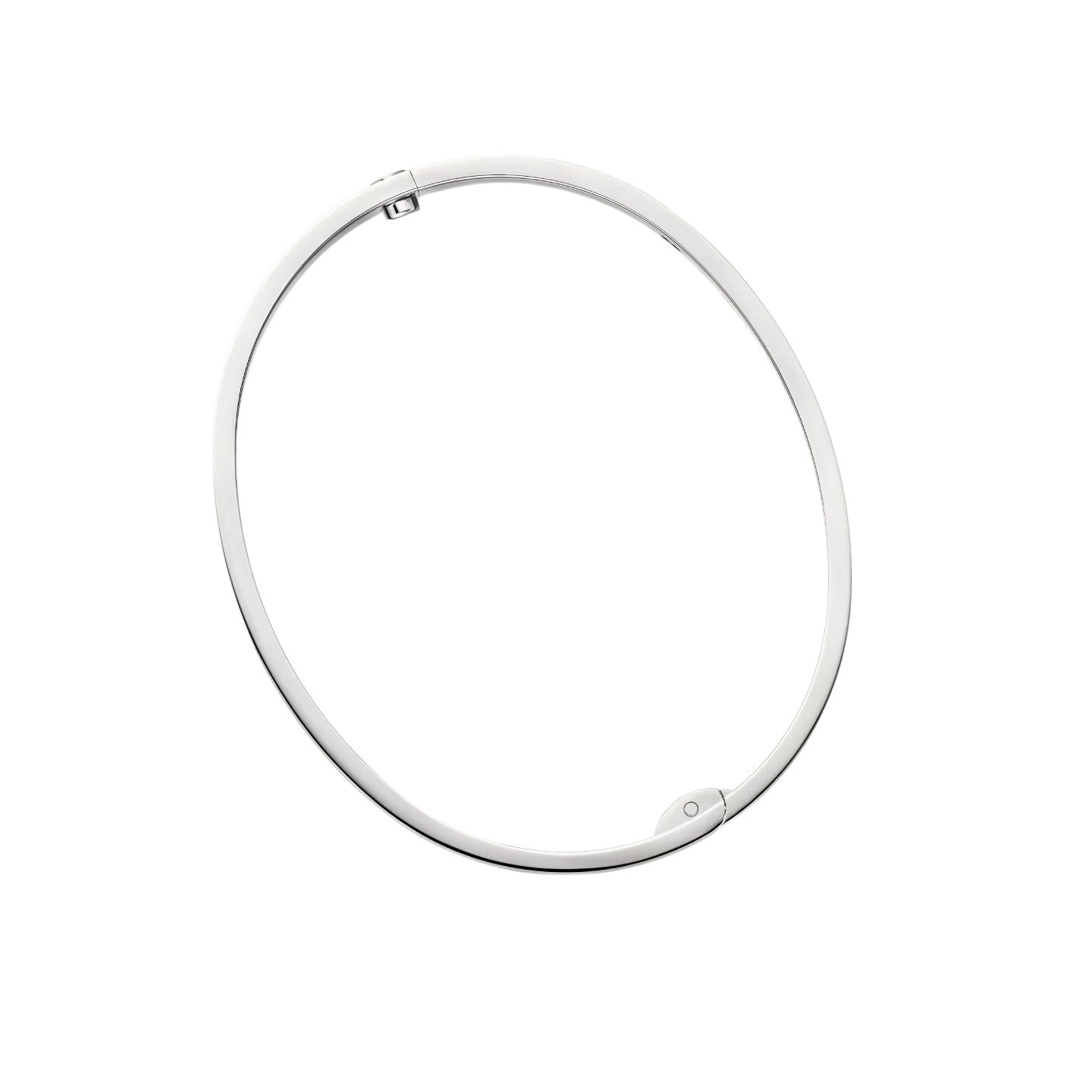 [Peak]CLASSIC 6.1MM LOVE SINGLE-SCREW CLOSURE BANGLE - 4-DIAMOND