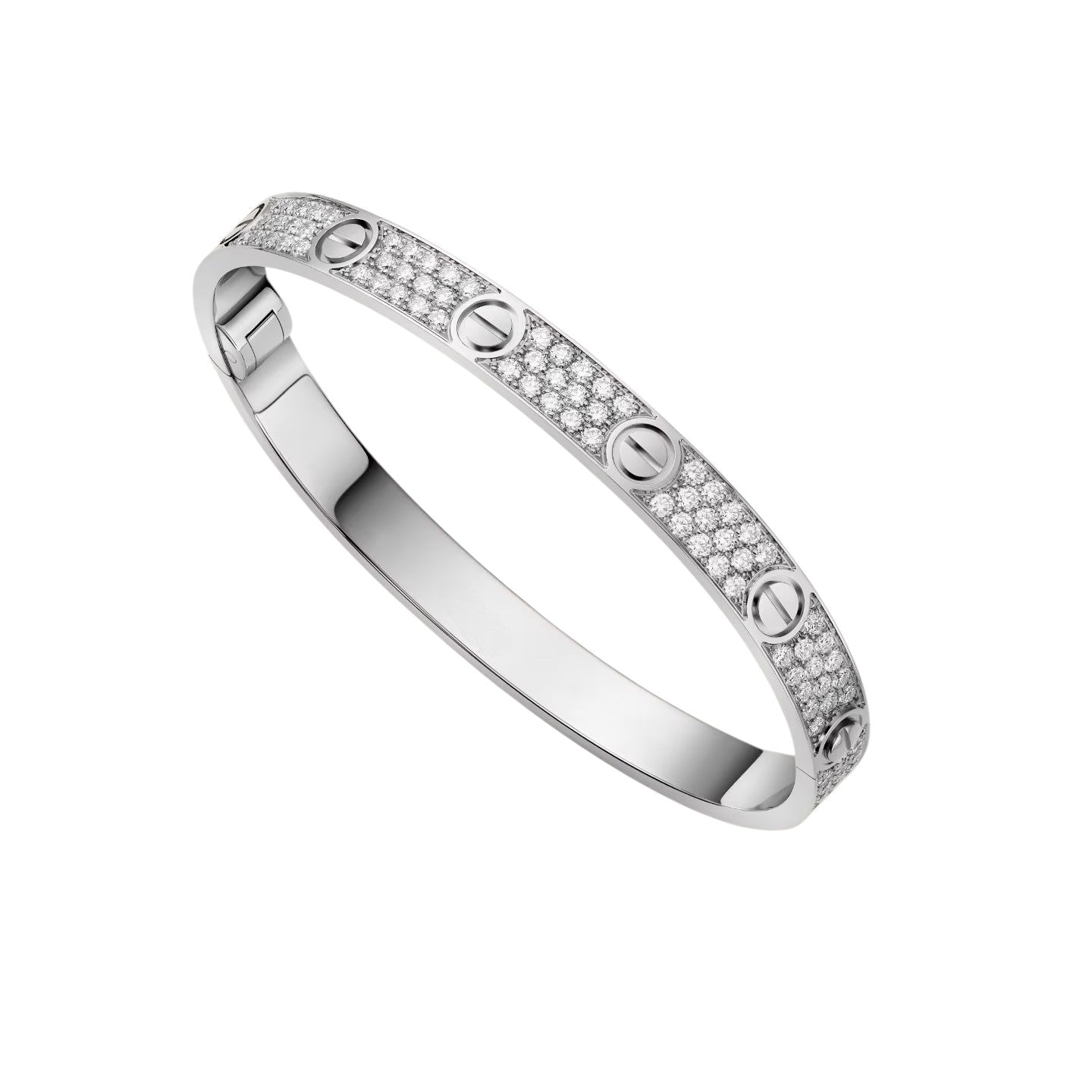 [Peak]CLASSIC 6.1MM LOVE BANGLE - FULL PAVÉ