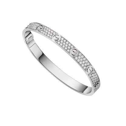 [Peak]CLASSIC 6.1MM LOVE BANGLE - FULL PAVÉ