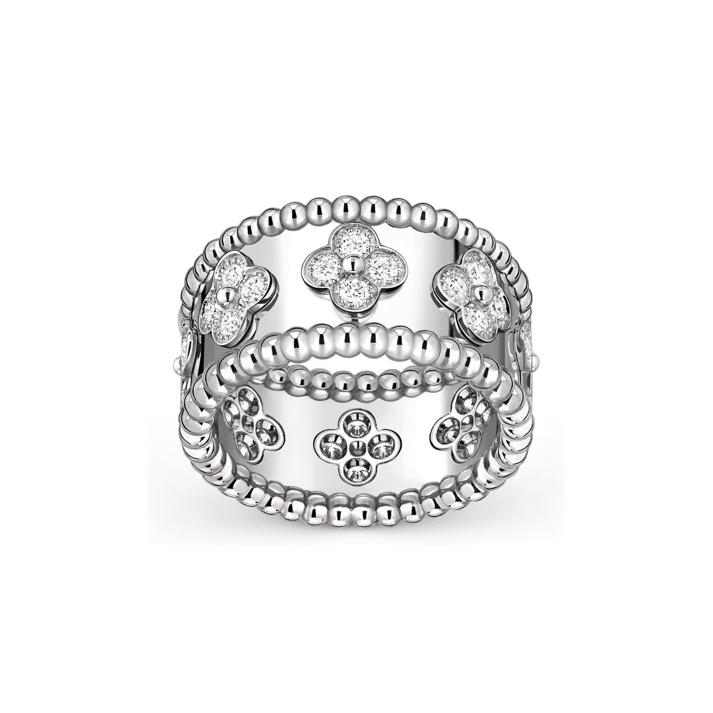 [Peak]KALEIDOSCOPE RADIANCE WIDE BAND RING