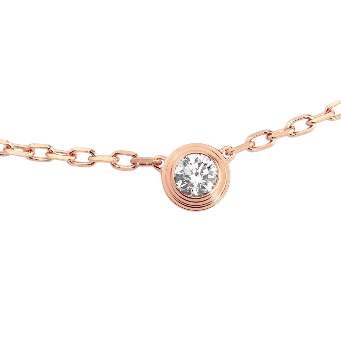 [Peak]LOVE SCREW PENDANT SINGLE DIAMOND NECKLACE