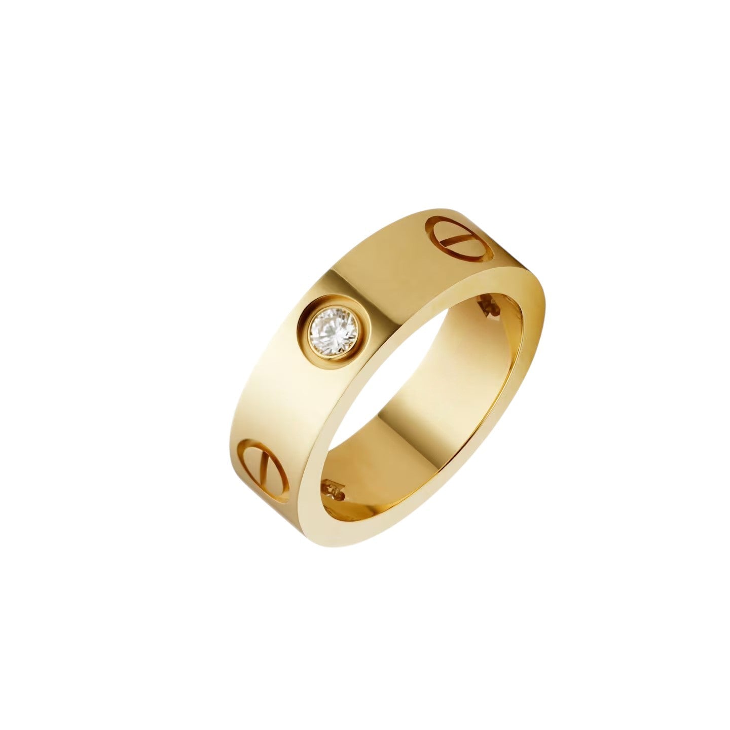 [Peak]LOVE 5.5MM 3 DIAMONDS RING