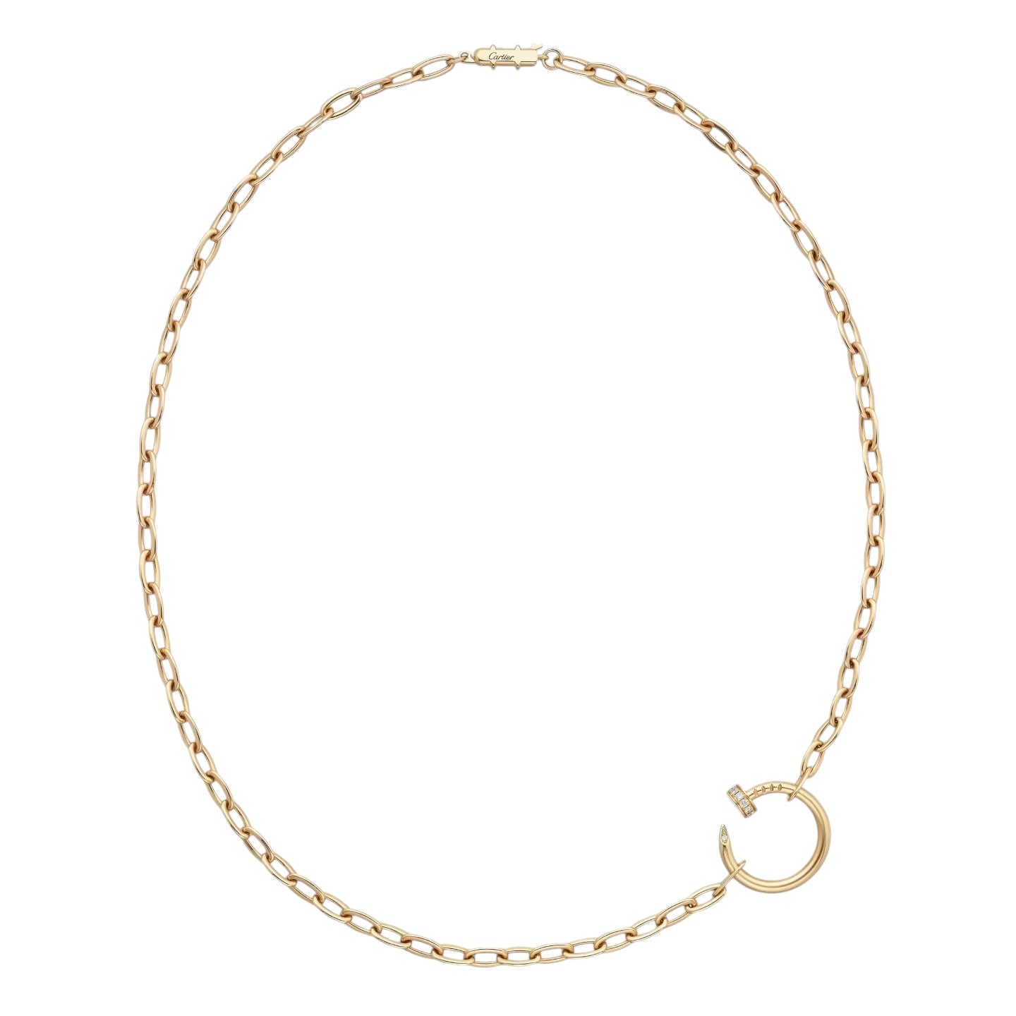 [Peak]CLOU DIAMOND NAIL PENDANT NECKLACE