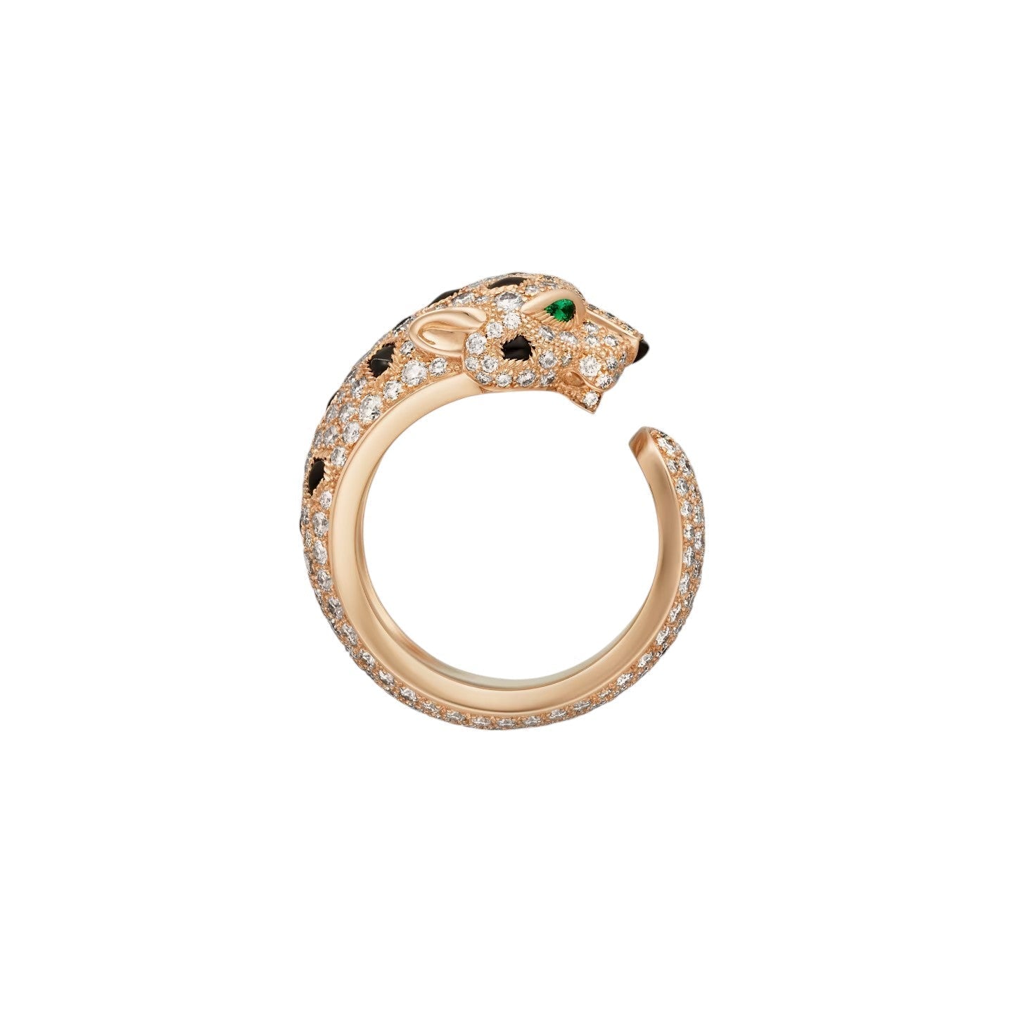 [Peak]PANTHÈRE DE DIAMOND HALF-PAVÉ MEDIUM RING