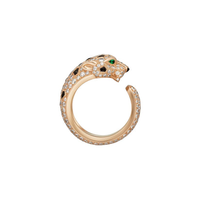 [Peak]PANTHÈRE DE DIAMOND HALF-PAVÉ MEDIUM RING