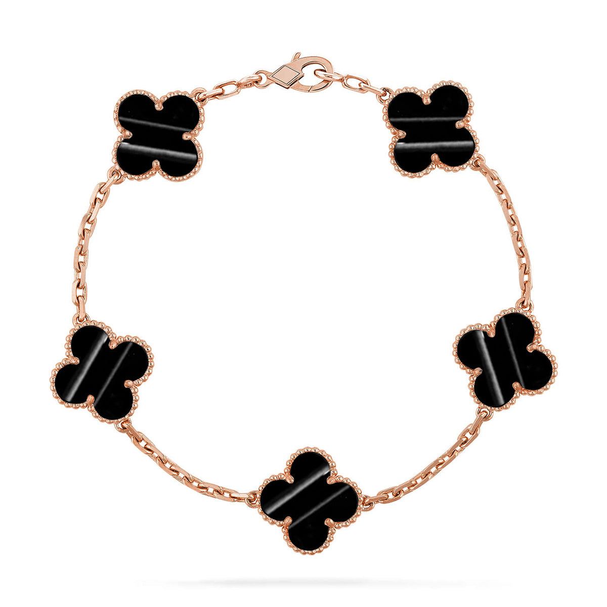 [Peak]LUCKY CLOVER 5-MOTIF BRACELET - PULSE STONE COLLECTION