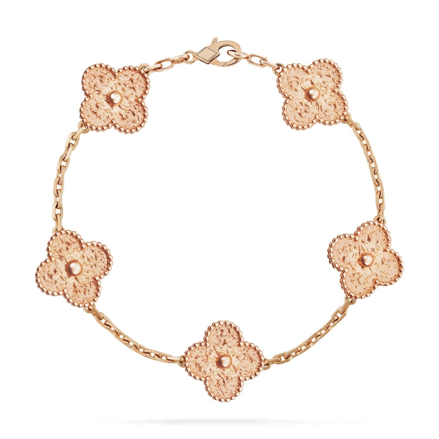 [Peak]LUCKY CLOVER 5-MOTIF BRACELET - BRONZING