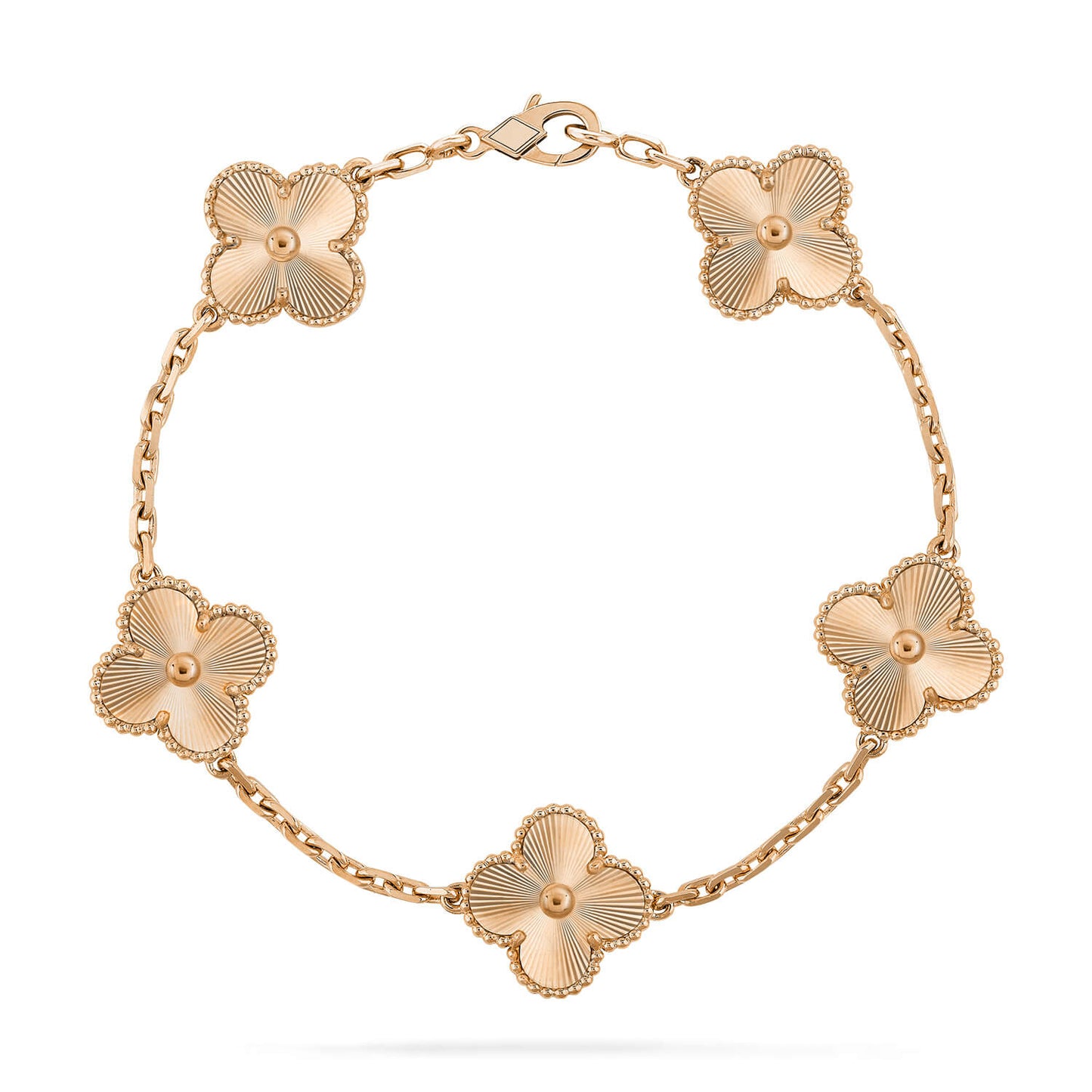 [Peak]LUCKY CLOVER 5-MOTIF BRACELET - LASER COLLECTION