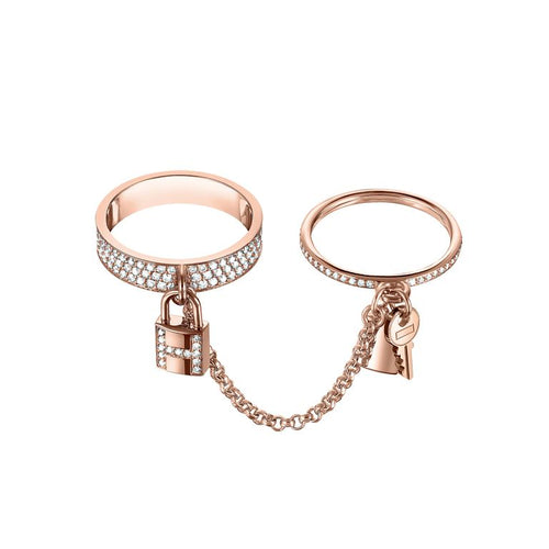 [Peak]HM KELLY CLOCHETTE DOUBLE RING IN  WITH DIAMONDS