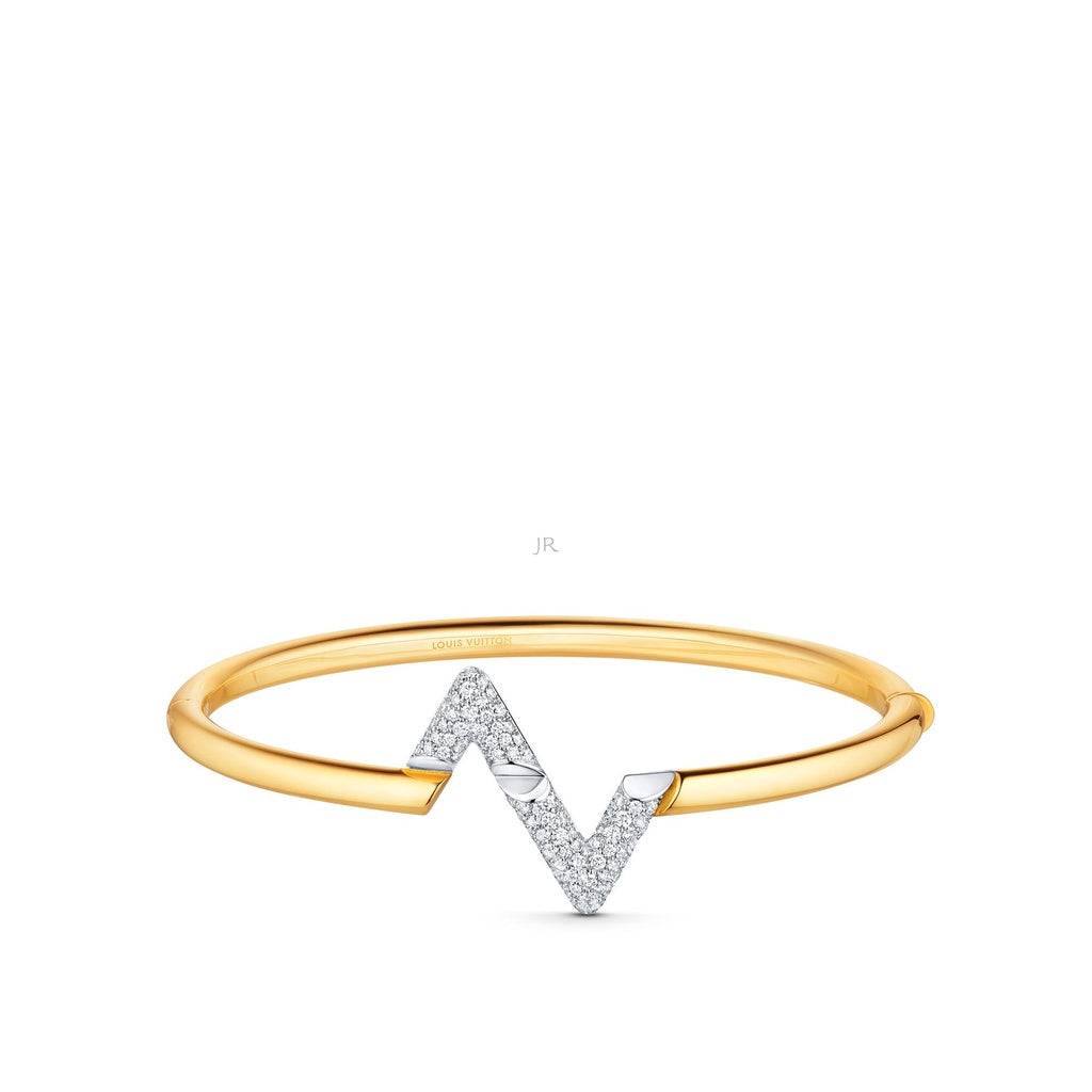 [Peak]VOLTE UPSITE DOWN GOLD DIAMOND BRACELET