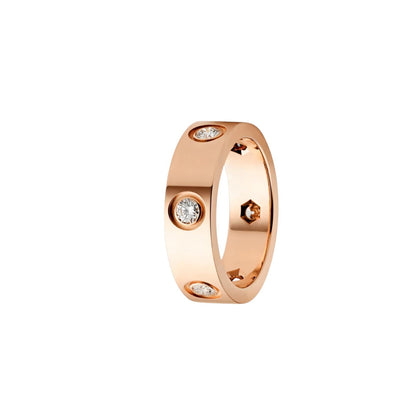 [Peak]LOVE 5.5MM 6 DIAMONDS RING