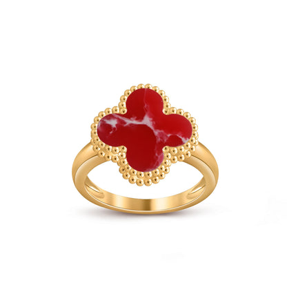 [Peak]LUCKY CLOVER VINTAGE GOLD RING COLLECTION